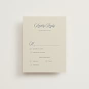 "Ritzy" - RSVP Cards in French Blue by Nicoletta Savod - Front
