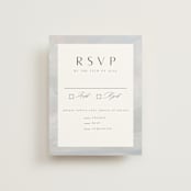 "Calm Water" - RSVP Cards in Sky by Nicole Walsh - Front
