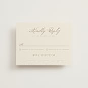 "Swept Away" - RSVP Cards in Petal by Leah Bisch - Front