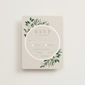 "Watermark" - RSVP Cards in Cypress by Kaydi Bishop - Front