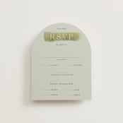 "Bluestem Fields" - RSVP Cards in Meadow by Holly Whitcomb - Front