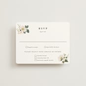 "Lilac Bloom" - RSVP Cards in Opal by Susan Moyal - Front
