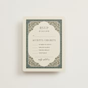 "Century" - RSVP Cards in Robin's Egg by Jen Owens - Front