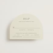 "Glide" - RSVP Cards in Porcelain by Jennifer Postorino - Front