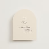"Infinite" - RSVP Cards in Ivory by Angela Thompson - Front
