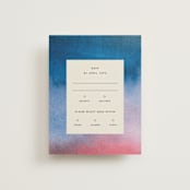 "At Dusk" - RSVP Cards in Sunset by Sumak Studio - Front