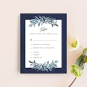 "Tailored Branches" - RSVP Cards in Atlantic by Karidy Walker - Front