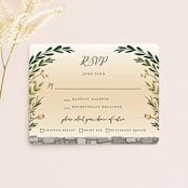 "Amore" - RSVP Cards in Sunset by Susan Moyal - Front