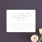 "Brooklyn" - RSVP Cards in Cement by Lauren Chism - Front