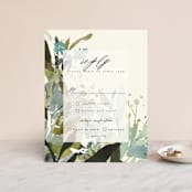"Gardens Edge" - RSVP Cards in Garden by Grace Kreinbrink - Front