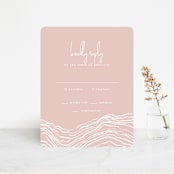 "ridge" - RSVP Cards in Dusk by Krissy Bengtson - Front