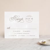 "Sonesta" - RSVP Cards in Mineral by Hooray Creative - Front
