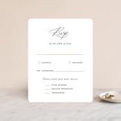 "Tallulah" - RSVP Cards in Linen by Jennifer Wick - Front