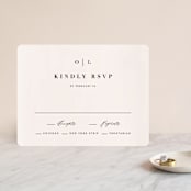"Crush" - RSVP Cards in Buttery by Carolyn MacLaren - Front