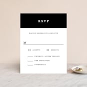 "Elemental" - RSVP Cards in Cloud by Snow and Ivy - Front