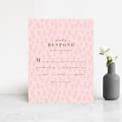 "romance in spring" - RSVP Cards in Olive by Angela Marzuki - Front