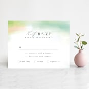 "yuzu" - RSVP Cards in Lime by chocomocacino - Front