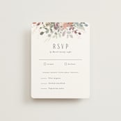 "Golden Hour" - RSVP Cards in Water Lily by Jennifer Wick - Front