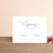 "calisson" - RSVP Cards in Mist by chocomocacino - Front