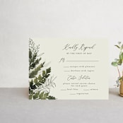"Love springs eternal" - RSVP Cards in Fern by Chris Griffith - Front