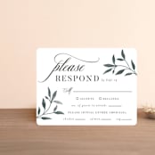 "Serafina" - RSVP Cards in Sage by Melanie Kosuge - Front