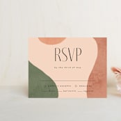 "Abstract" - RSVP Cards in Desert by Kelly Schmidt - Front