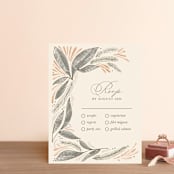 "Unity" - RSVP Cards in Burnt Sienna by Jen Owens - Front