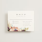 "rustic florals" - RSVP Cards in Garden by Kate Ahn - Front