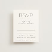 "chloe " - RSVP Cards in Silk by Kelly Schmidt - Front