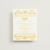 "Pretty Picado" - RSVP Cards in Sunshine by Jessie Steury - Front