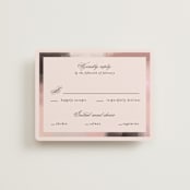 "Soft Overlay" - RSVP Cards in Cloud by Mansi Verma - Front