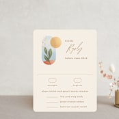 "Essence" - RSVP Cards in Ivory by Laura Bolter - Front