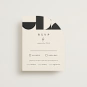 "Kenai" - RSVP Cards in Shadow by Carly Reed Walker - Front