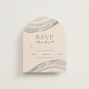 "Rings" - RSVP Cards in Natural by Alethea and Ruth - Front