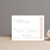 "engrained" - RSVP Cards in Blossom by Robin Ott - Front