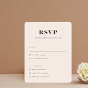 "Finally" - RSVP Cards in Ivory by Up Up Creative - Front