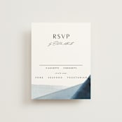 "Trio" - RSVP Cards in Ocean by Erin L. Wilson - Front