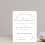 "Gathered" - RSVP Cards in Blossom by Kimberly FitzSimons - Front