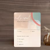 "Gallery" - RSVP Cards in Mojito by Lindsay Megahed - Front