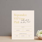 "Brooklynite" - RSVP Cards in Bisque by Annie Clark - Front