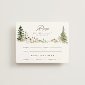 "Great Outdoors" - RSVP Cards in Forest by Petra Kern - Front