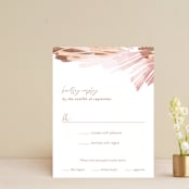 "lush romance" - RSVP Cards in Palm by Robin Ott - Front