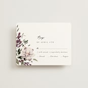 "iliya" - RSVP Cards in Bordeaux by Itsy Belle Studio - Front