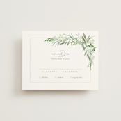 "I do" - RSVP Cards in Fern by Creo Study - Front