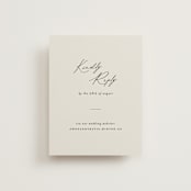 "kinkaid" - RSVP Online Enclosure Cards in Ivory by Carolyn Nicks - Front