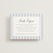 "melihrolo" - RSVP Online Enclosure Cards in Powder Blue by chocomocacino - Front