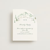"Plain Air" - RSVP Online Enclosure Cards in Meadow by Petra Kern - Front