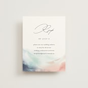 "One Path" - RSVP Online Enclosure Cards in Beach by Pixel and Hank - Front