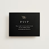 "Garden Moonlight" - RSVP Online Enclosure Cards in Ink by Katherine Moynagh - Front