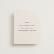 "Tuscan Hill" - RSVP Online Enclosure Cards in Creme by Kate Ahn - Front